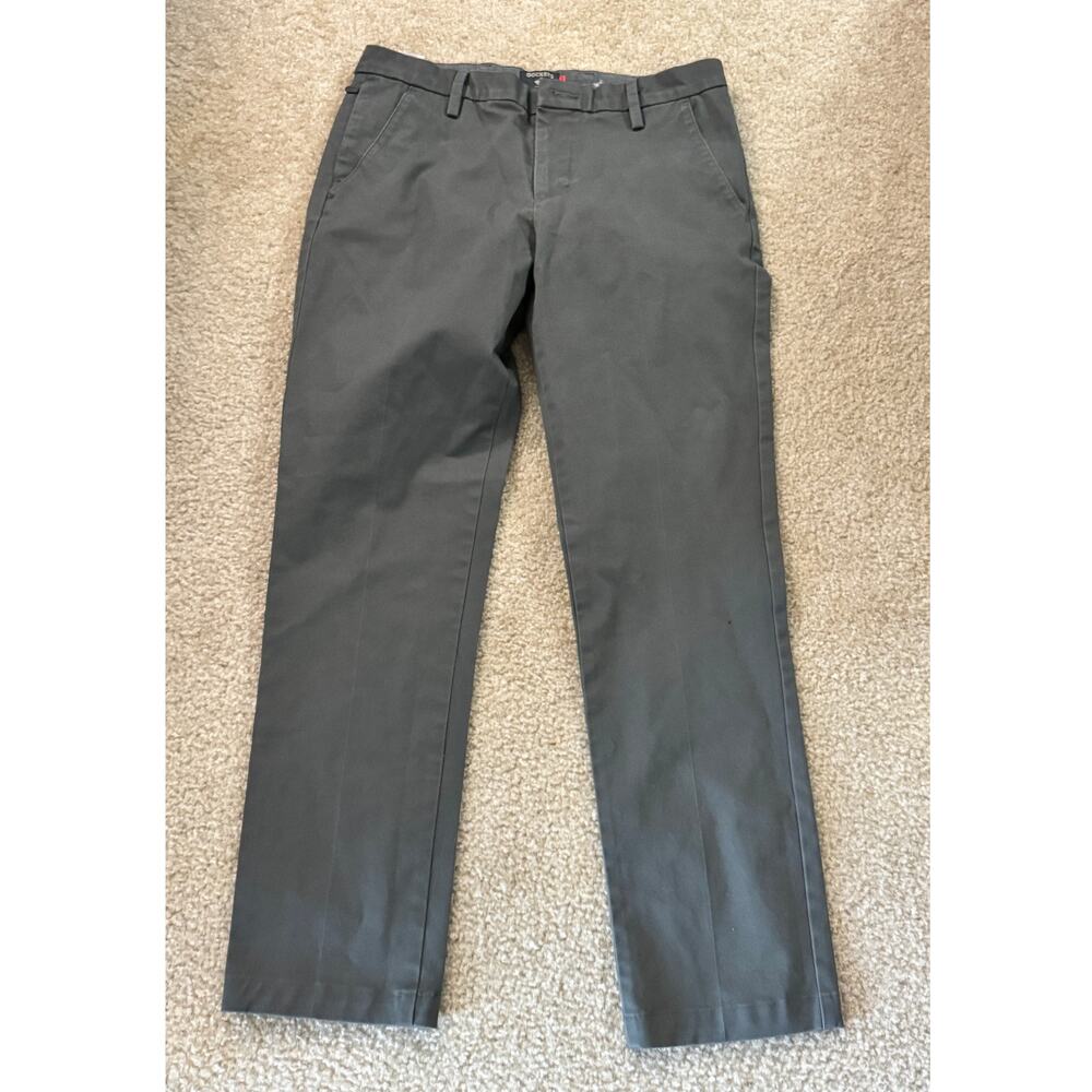 Men's Dark Gray Dockers Slim Fit Khakis - Size 32x32